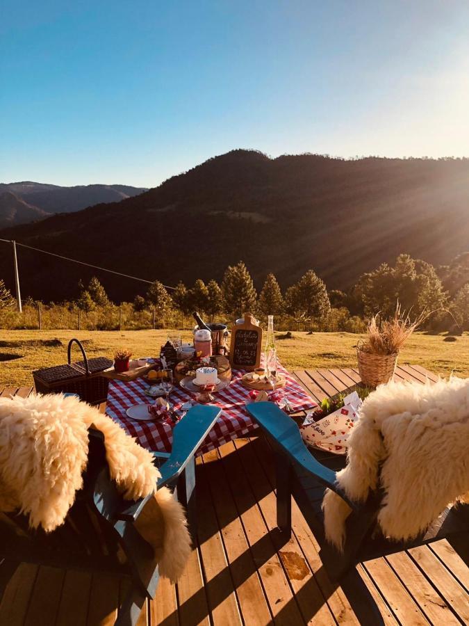 Pousada Colina Dos Ventos - Cabana Alpha อูรูบิซิ ภายนอก รูปภาพ
